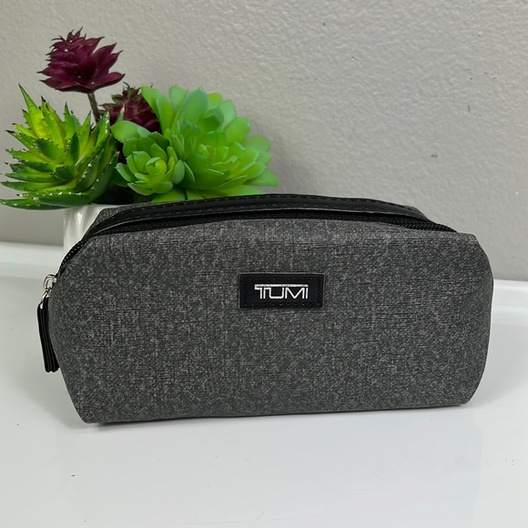 Tumi Bags Tumi Grey Amenity Kit Toiletry Bag Cosmetic Pouch Poshmark